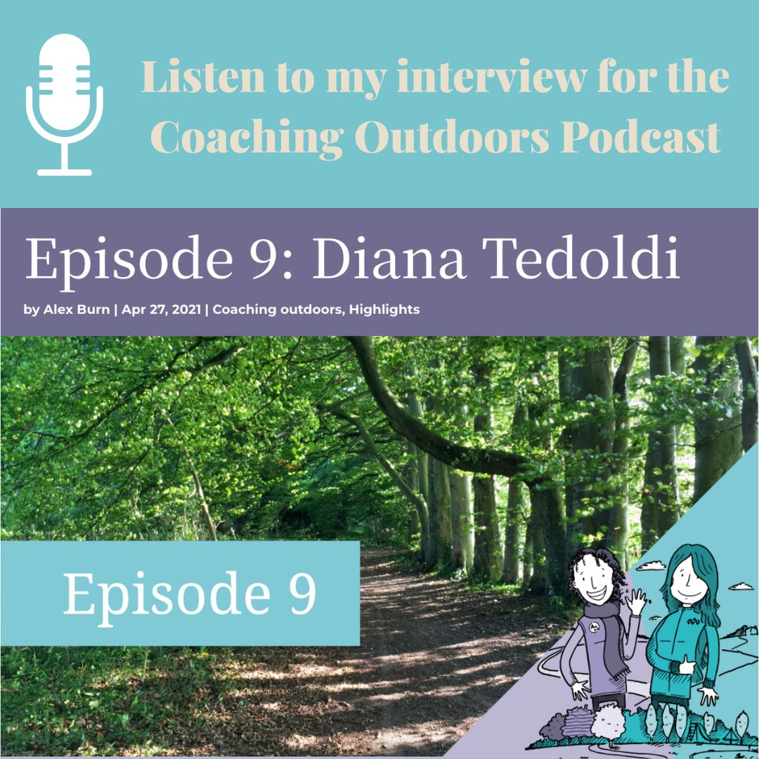 Coaching outdoors podcast Diana Tedoldi